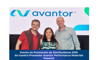 Evento de Premiación de Distribuidores 2025 de nuestro proveedor Avantor Performance Materials