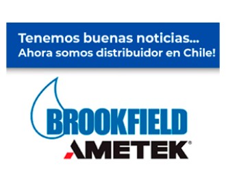 Somos los nuevos distribuidores de Ametek Brookfield en Chile
