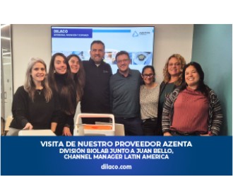 Nos visitó nuestro proveedor AZENTA