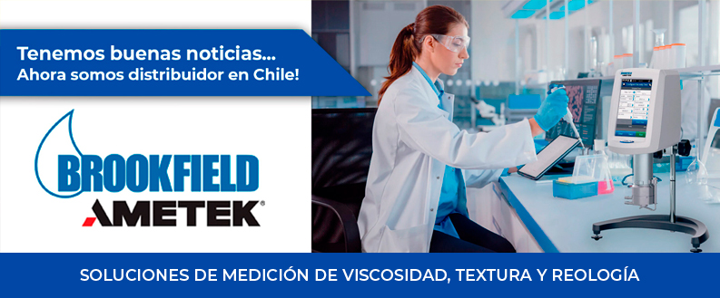 Somos los nuevos distribuidores de Ametek Brookfield en Chile